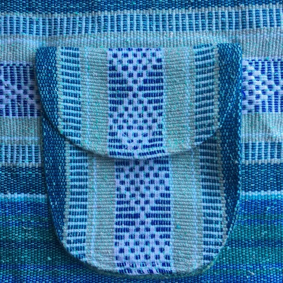 Woven Artisan Backpack from Mexico - Picture 6 of 8